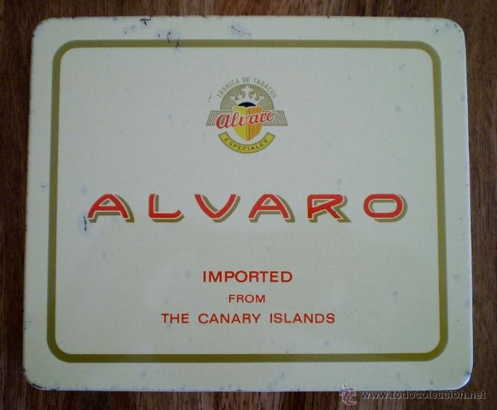 Cajas y cajitas met&aacute;licas: PUROS ALVARO PARA LA EXPORTACION - CAJA METALICA 17X14