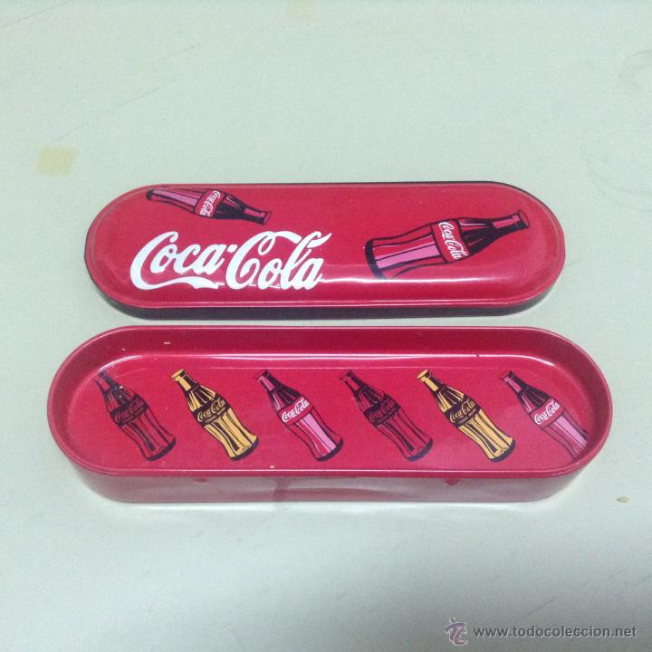 Caixas e caixinhas met&aacute;licas: Peque&ntilde;a caja metal - estuche - coca cola- car05