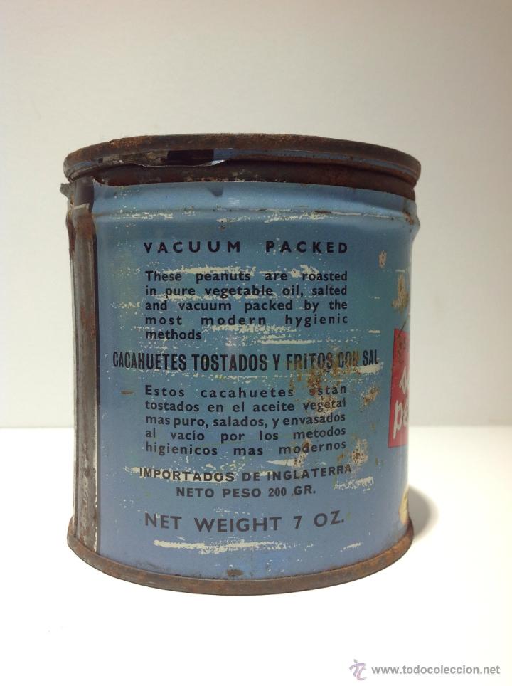 Cajas y cajitas met&aacute;licas: ANTIGUA LATA DE PRIMA SALTED PEANUTS - Foto 4