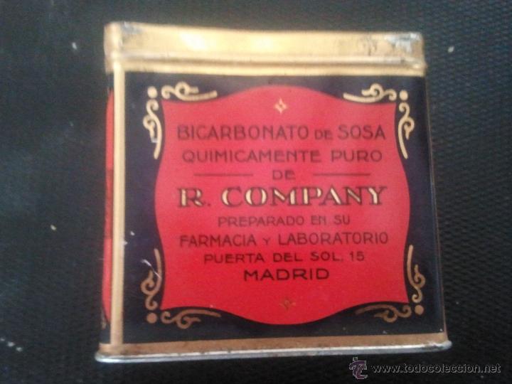 Cajas y cajitas met&aacute;licas: LATA BICARBONATO DE SOSA R. COMPANY