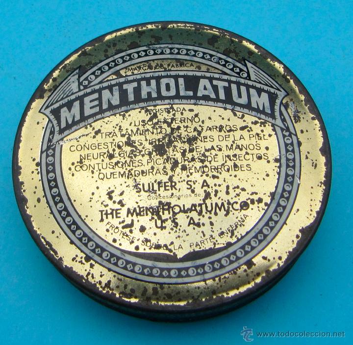 Cajas y cajitas met&aacute;licas: MENTHOLATUM. CAJA MET&Aacute;LICA - Foto 1