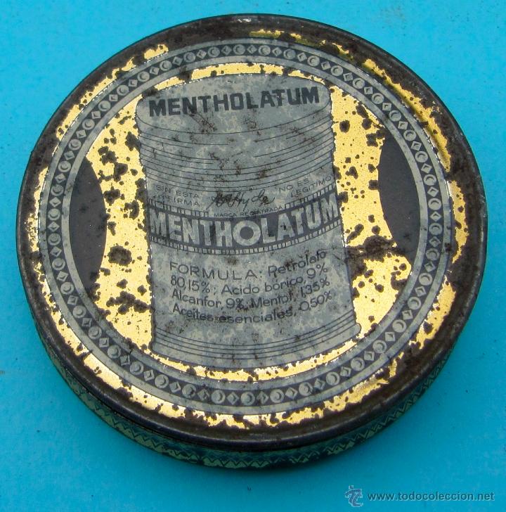 Cajas y cajitas met&aacute;licas: MENTHOLATUM. CAJA MET&Aacute;LICA - Foto 2