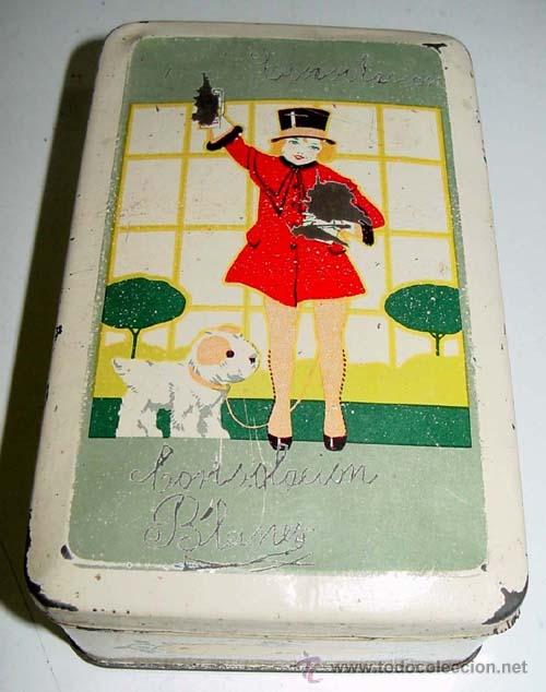 Blechdosen und Kisten: ANTIGUA CAJA DE HOJALATA LITOGRAFIADA SIN PUBLICIDAD - MIDE 15 X 9,5 X 5 CMS. TINBOX