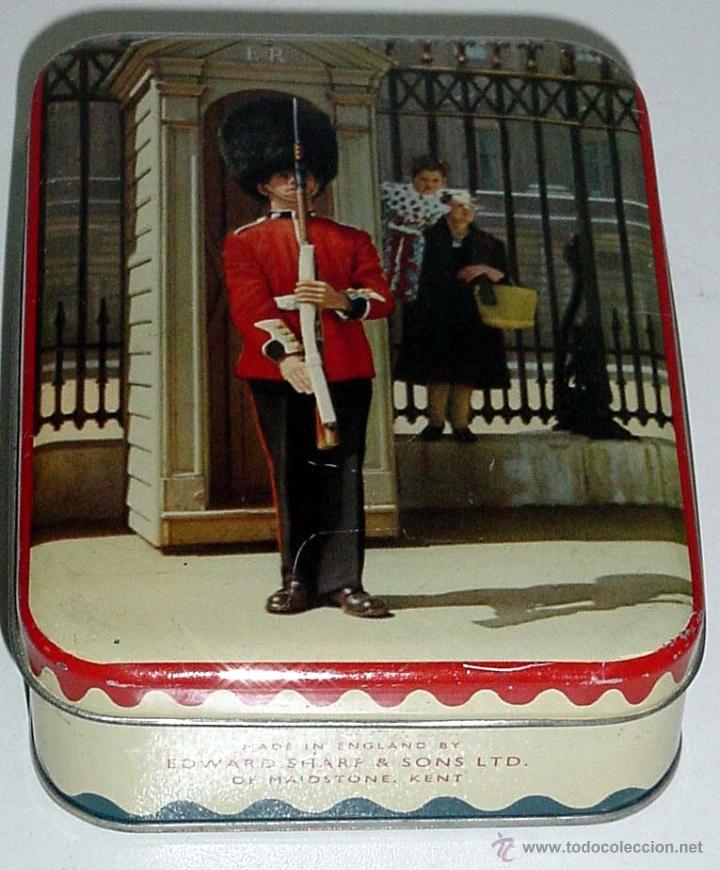 Caixas e caixinhas met&aacute;licas: ANTIGUA CAJA DE HOJALATA LITOGRAFIADA CON PUBLICIDAD DE EDWARD SHARP &amp; SONS LTD. - BUCKINGHAM PA