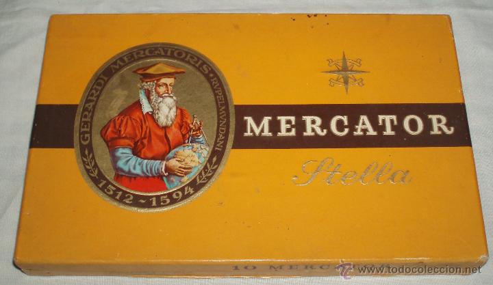 Cajas y cajitas met&aacute;licas: caja de tabaco Mercator  stella - Foto 1
