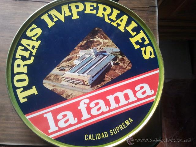 Cajas y cajitas met&aacute;licas: TURRON - JIJONA - CAJA TORTAS IMPERIALES LA FAMA - DE TURRONES GALIANA