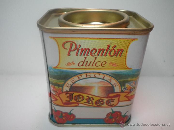 Cajas y cajitas met&aacute;licas: LATA DE PIMENTON JORGE - Foto 1