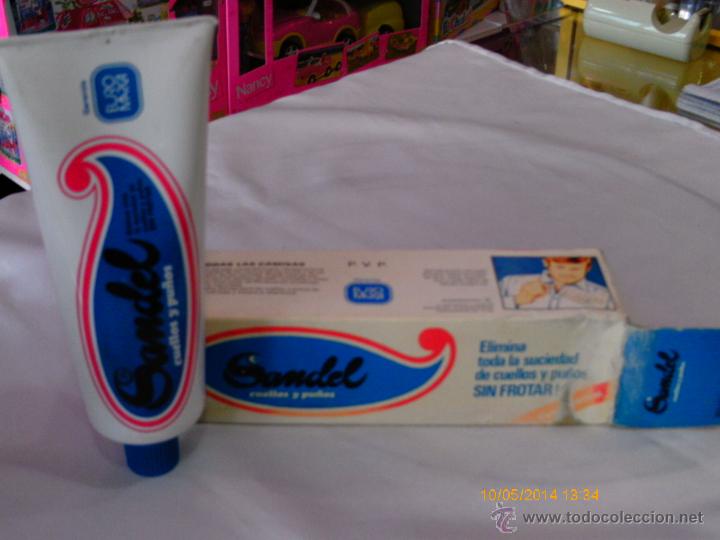 Cajas y cajitas met&aacute;licas: DETERGENTE EN PASTA ESPECIAL CUELLOS Y PU&Ntilde;OS SANDEL.GARANT&Iacute;A EUROMARCA A&Ntilde;OS 70.LLENO Y SIN ABRIR.