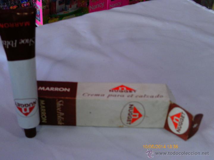 Cajas y cajitas met&aacute;licas: CREMA PARA CALZADO NUGGET- BRASSO A&Ntilde;OS 70.LLENO Y SIN USO.