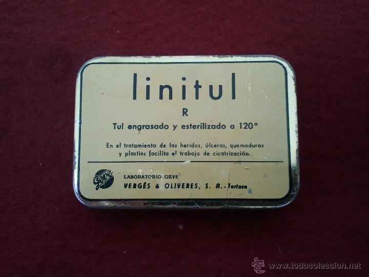 Boxes and metal boxes: CAJA METALICA DE LINITUL .- LABORATORIOS GEVE TORTOSA .- VERGES & OLIVERES,S.A.