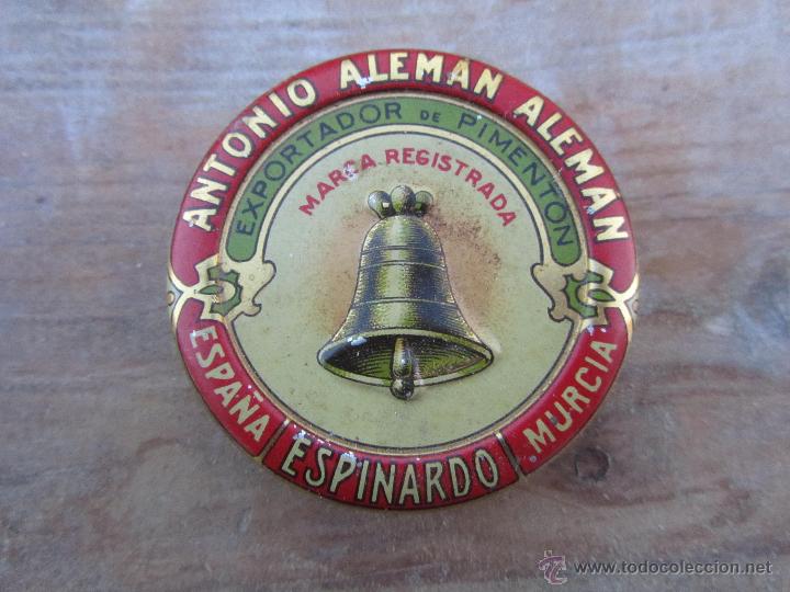 Cajas y cajitas met&aacute;licas: CAJA DE PIMENTON LA CAMPANA EN RELIEVE - Foto 1