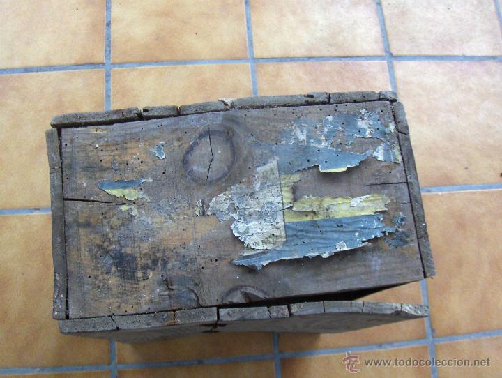 Cajas y cajitas met&aacute;licas: CAJA DE MADERA DE LECHE CONDENSADA LA LECHERA. - Foto 4