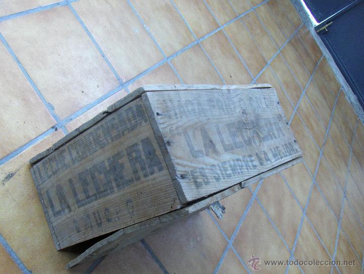 Cajas y cajitas met&aacute;licas: CAJA DE MADERA DE LECHE CONDENSADA LA LECHERA. - Foto 7