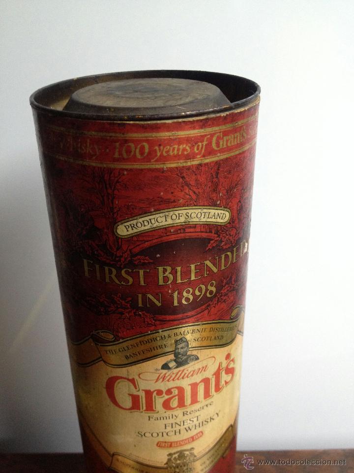 Cajas y cajitas met&aacute;licas: CAJA  WHISKY WILLIAM GRANTS - Foto 3
