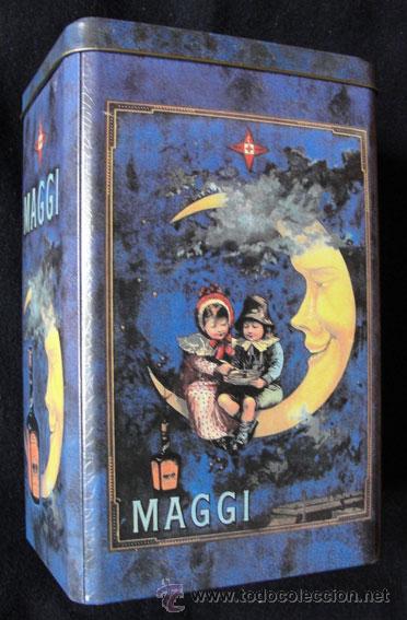 Cajas y cajitas met&aacute;licas: Caja Met&aacute;lica Vintage Maggi