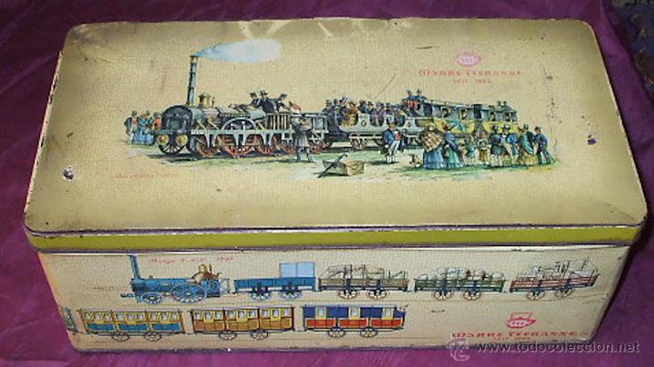 Cajas y cajitas met&aacute;licas: CAJA DE HOJALATA GRANDE DE TE ALEMANA MARKE TEEKANNE