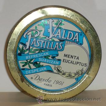 Boxes and metal boxes: CAJA METALICA PASTILLAS VALDA VACIA A&Ntilde;OS 70