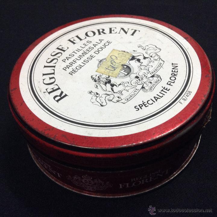 Caixas e caixinhas met&aacute;licas: Reglisse florent - caja redonda - 11 cm diametro - car57