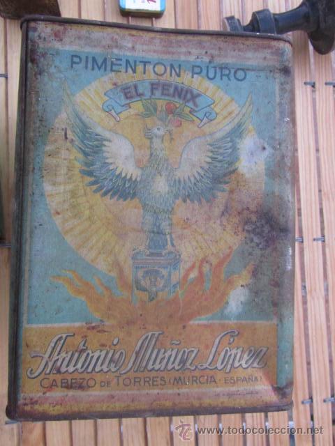 Boxes and metal boxes: LATA DE PIMENTO EL FENIX