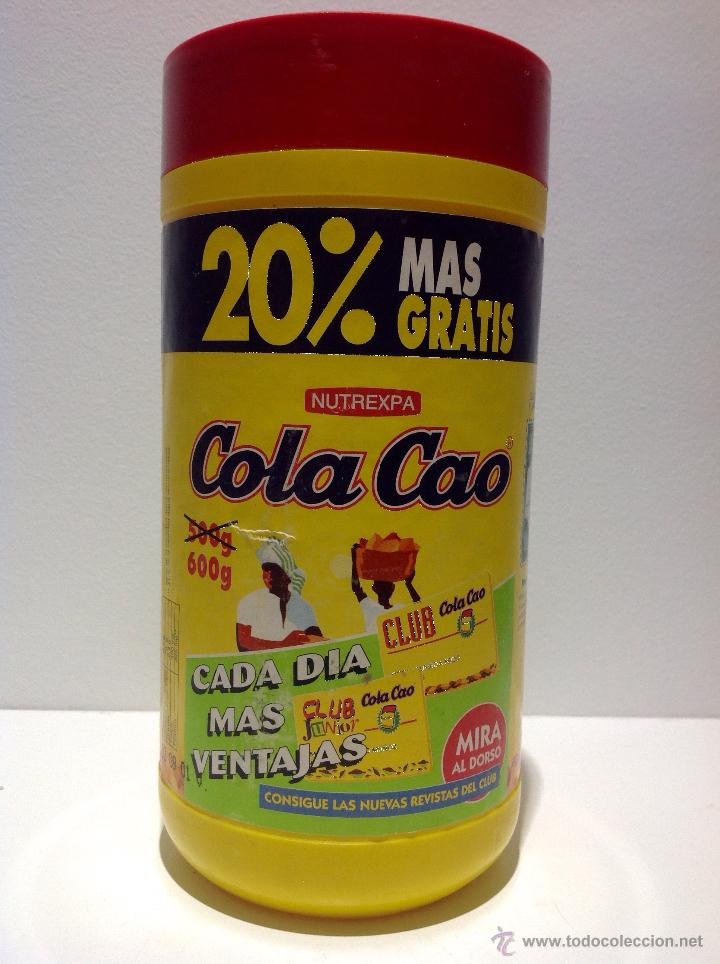 Cajas y cajitas met&aacute;licas: ANTIGUO BOTE DE COLA CAO ,A&Ntilde;O CADUCIDAD 2001
