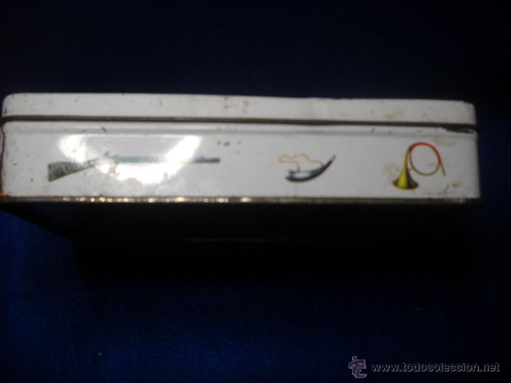 Cajas y cajitas met&aacute;licas: CAJA VDA. DE SOLANO - PERROS - Foto 2