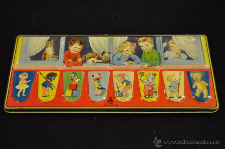 Cajas y cajitas met&aacute;licas: Estuche metalico acuarelas - MADE IN ENGLAND - CDS