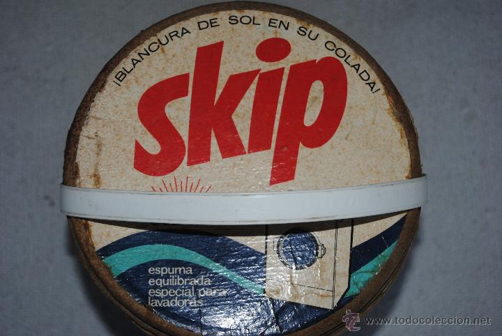Cajas y cajitas met&aacute;licas: TAMBOR DE POLVOS SKIP VACIO - Foto 3