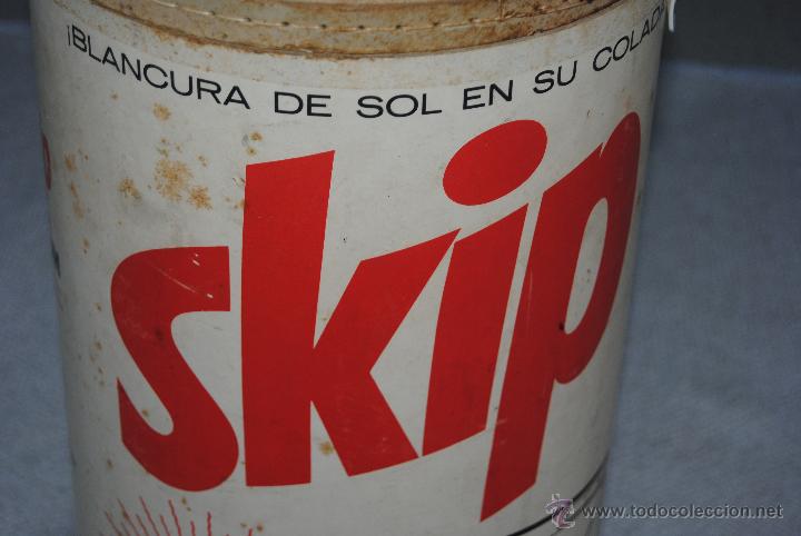Cajas y cajitas met&aacute;licas: TAMBOR DE POLVOS SKIP VACIO - Foto 4