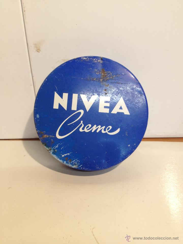 Cajas y cajitas met&aacute;licas: CAJA CREMA NIVEA (D) - Foto 1