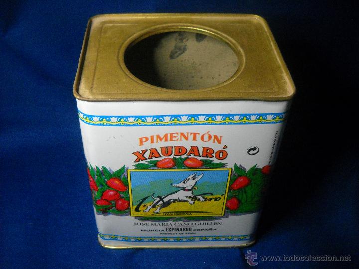 Cajas y cajitas met&aacute;licas: LATA DE PIMENTON XAUDARO - Foto 1
