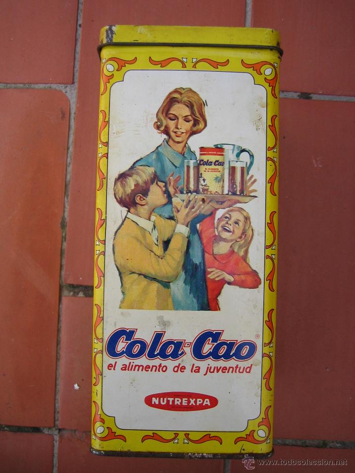 Cajas y cajitas met&aacute;licas: Antigua Caja de Cola cao - Foto 1
