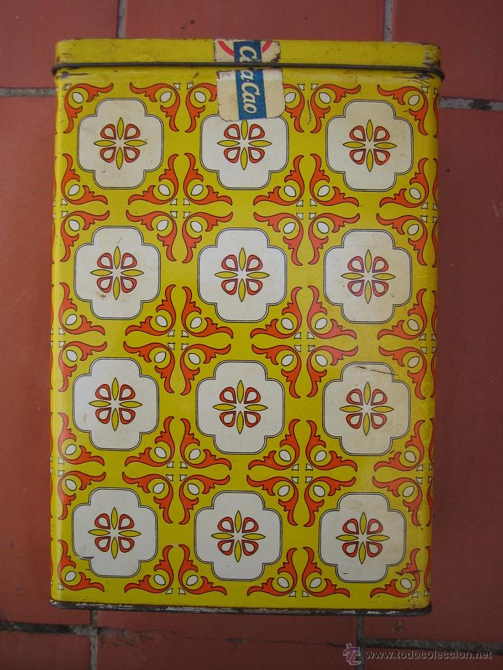 Cajas y cajitas met&aacute;licas: Antigua Caja de Cola cao - Foto 2