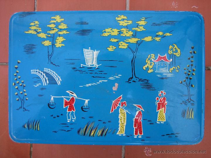 Cajas y cajitas met&aacute;licas: Antigua Caja de Cola cao