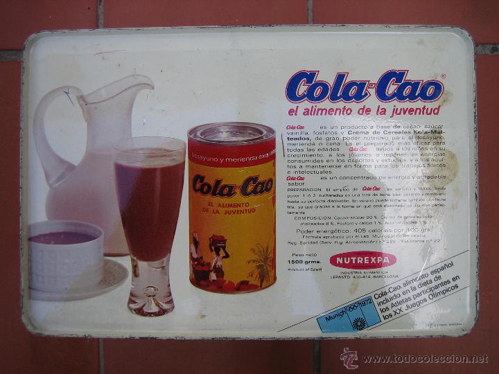 Cajas y cajitas met&aacute;licas: Antigua Caja de Cola cao