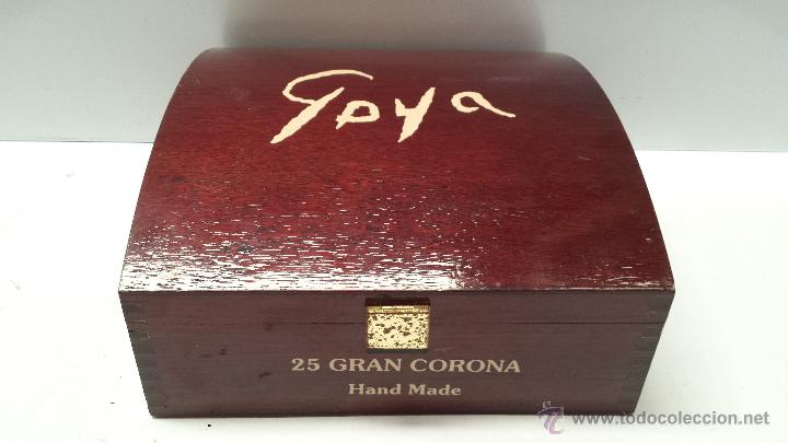 Casse e cassette metalliche: CAJA PARA PUROS - 25 GRAN CORONAS - GOYA CIGARCANARIAS - CANARIAS