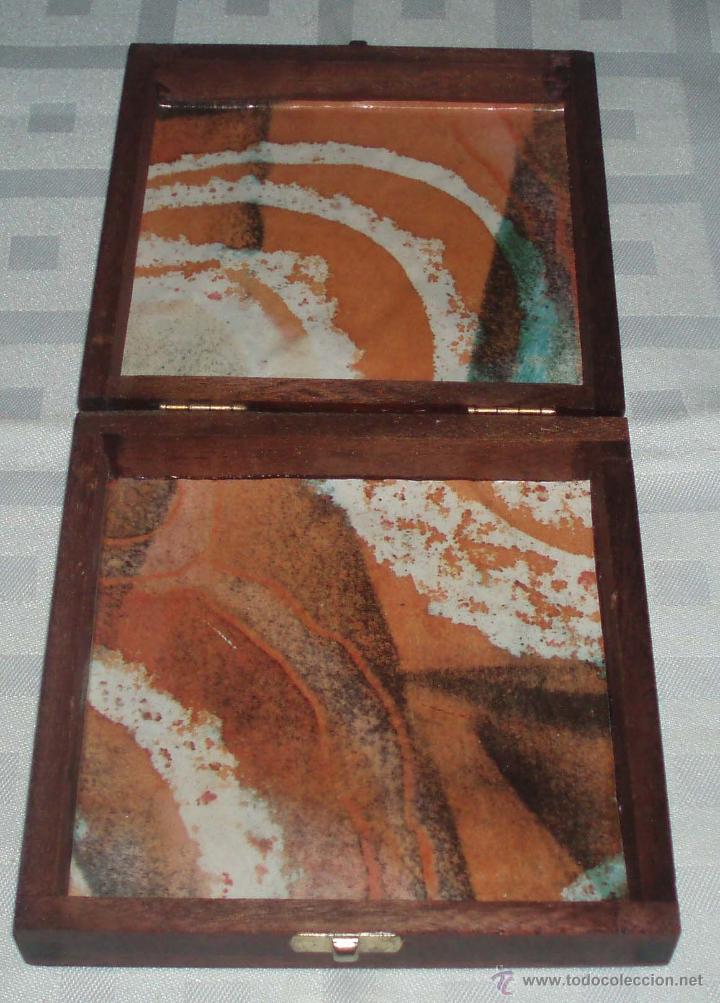 Cajas y cajitas met&aacute;licas: caja de madera con mariposa - Foto 2