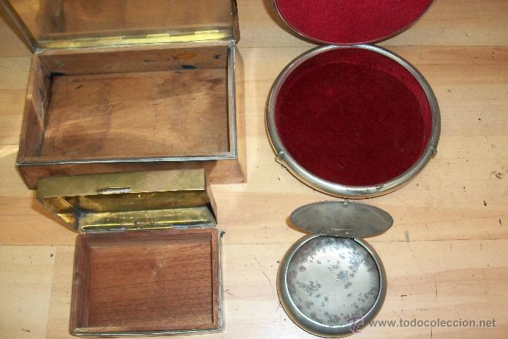 Cajas y cajitas met&aacute;licas: LOTE DE 4 CAJAS - Foto 2