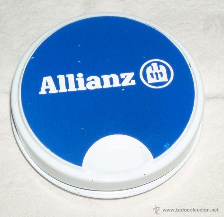 Cajas y cajitas met&aacute;licas: caja metalica de Allianz con tornillos decorados para bicicletas