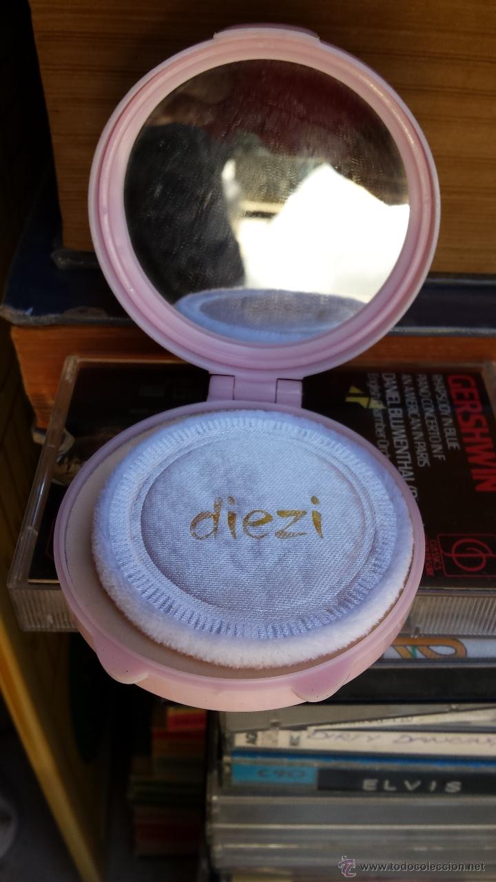Cajas y cajitas met&aacute;licas: CAJITA POLVERA DIEZI CON ESPEJO NUEVA A ESTRENAR
