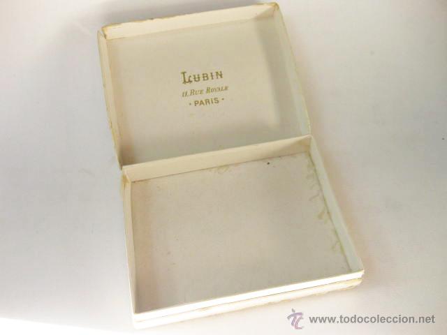Cajas y cajitas met&aacute;licas: CAJA DE PERFUME LUBIN PARIS - Foto 2