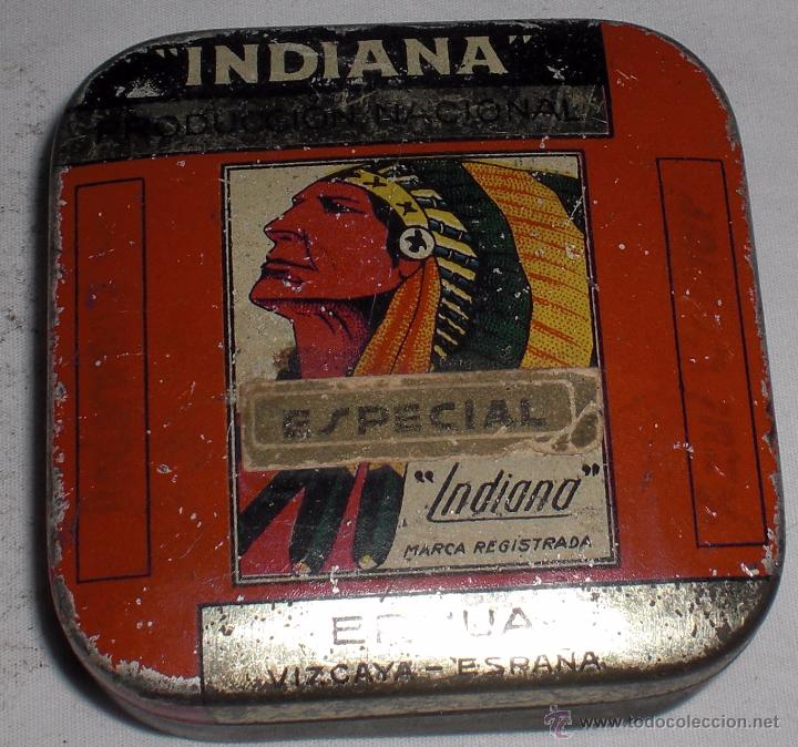 Cajas y cajitas met&aacute;licas: Caja de chapa cintas indiana - Foto 1