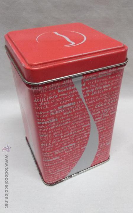 Bo&icirc;tes et petites bo&icirc;tes m&eacute;talliques: ANTIGUA CAJA METALICA DE COCA COLA