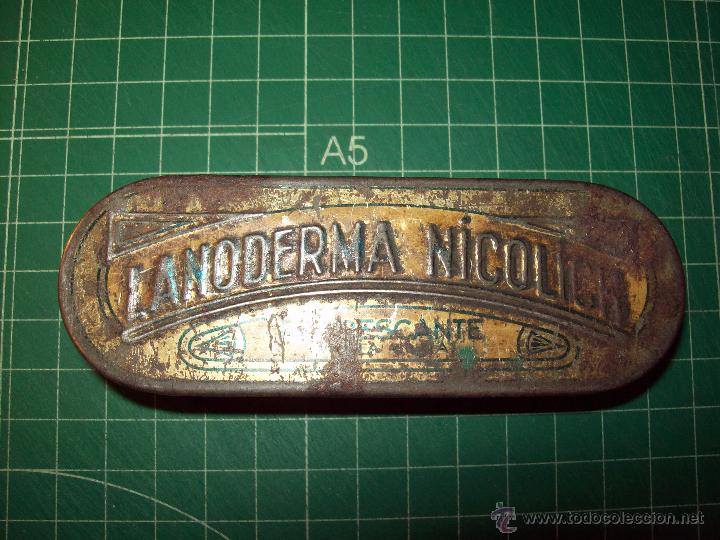 Cajas y cajitas met&aacute;licas: CAJA MET&Aacute;LICA LANODERMA N&Iacute;COLICH REFRESCANTE - Foto 1