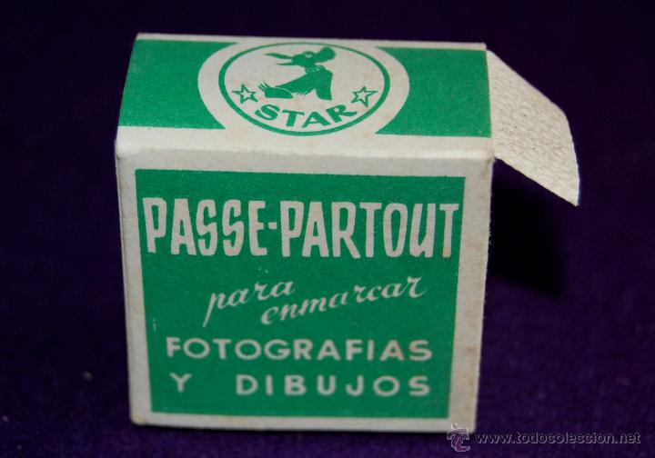 Cajas y cajitas met&aacute;licas: ANTIGUA CAJA DE PASSE-PARTOUT PARA ENMARCAR FOTOGRAFIAS Y DIBUJOS. SIN ESTRENAR. MARCA STAR.(CAJITA)