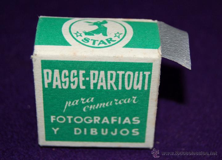 Cajas y cajitas met&aacute;licas: ANTIGUA CAJA DE PASSE-PARTOUT PARA ENMARCAR FOTOGRAFIAS Y DIBUJOS. SIN ESTRENAR. MARCA STAR.(CAJITA)