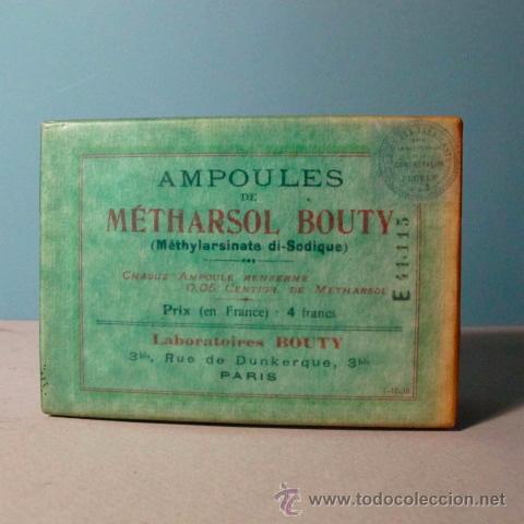 Caixas e caixinhas met&aacute;licas: caja antigua metharsol bouty  cajita farmacia antigua par&iacute;s