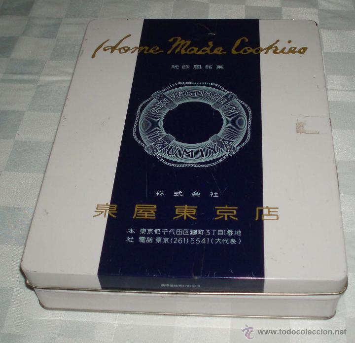 Cajas y cajitas met&aacute;licas: caja metalica de galletas japonesas