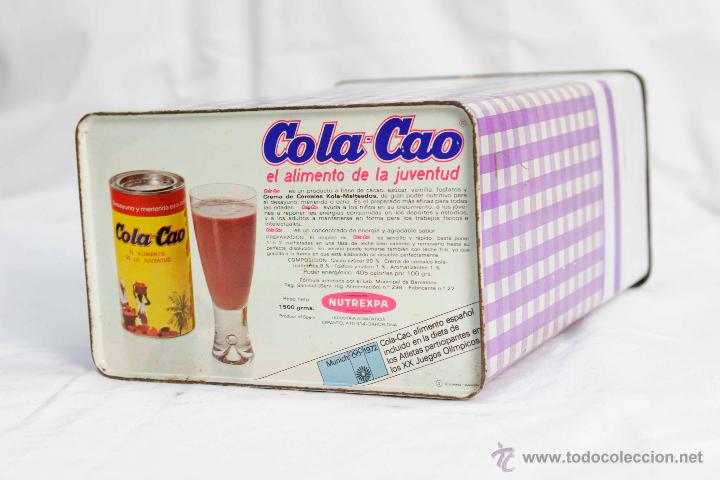 Cajas y cajitas met&aacute;licas: caja cuadritos colacao - Foto 2