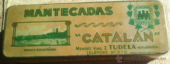 Cajas y cajitas met&aacute;licas: CAJA METALICA, MANTECADAS CATALAN, MENDEZ VIGO 2, TUDELA NAVARRA, FABRIC. Cirages Francais SANTANDER