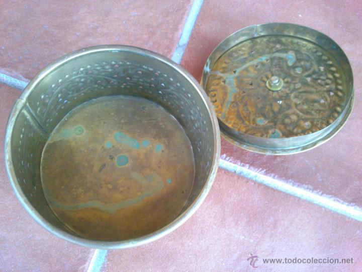 Cajas y cajitas met&aacute;licas: CAJA EN BRONCE LATON TRABAJADO - Foto 3